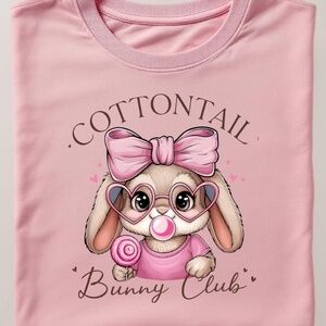 Easter Bunny t-shirt short sleeve S M L XL Funny cute bunny club egg hunt new